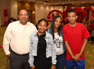 Santos Fernández, Ruth Fernández, Carolina Fermín y Jesús Enmanuel Fernández.