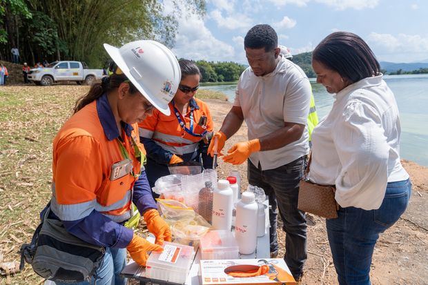 Barrick Pueblo Viejo realiza su jornada 57 de monitoreo ambiental participativo.