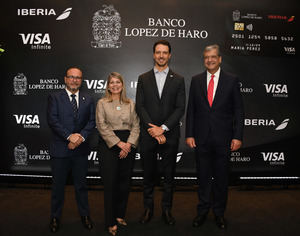 Iberia y Banco López de Haro presentan tarjeta de crédito Visa infinite