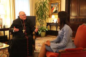 Primera Dama invita a cardenal de NY a concelebrar misa en Higuey