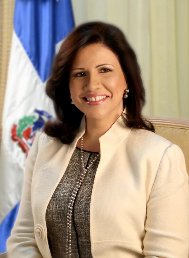 Vicepresidenta Margarita Cedeño de Fernández.