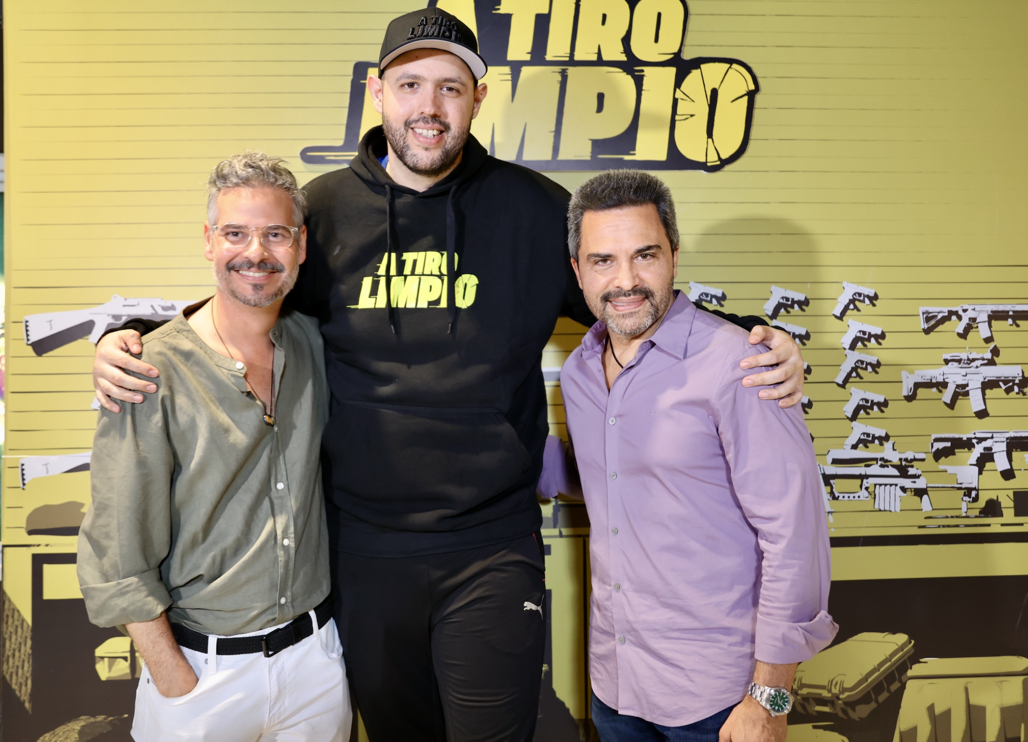 Frank Perozo,  Jean Guerra y Manny Perez