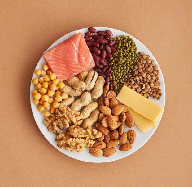Frutos secos vitamina-B.