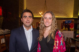 Carlos Gutiérrez y Florencia Cubillos.