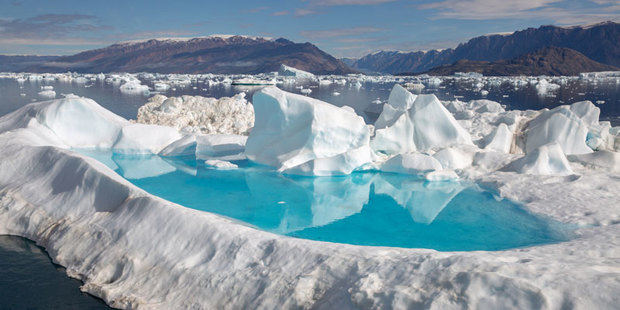 Los glaciares de Groenlandia.