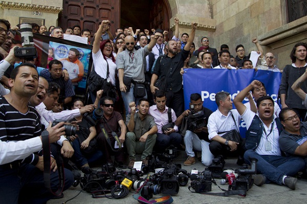 Periodistas guatemaltecos