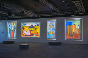 Iván Tovar es el primer pintor exaltado como nunca antes por exposición inmersiva
