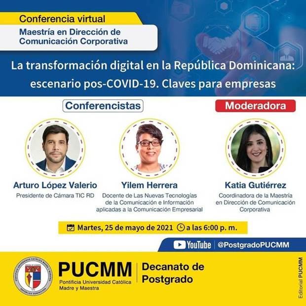 Conferencia virtual para periodistas.