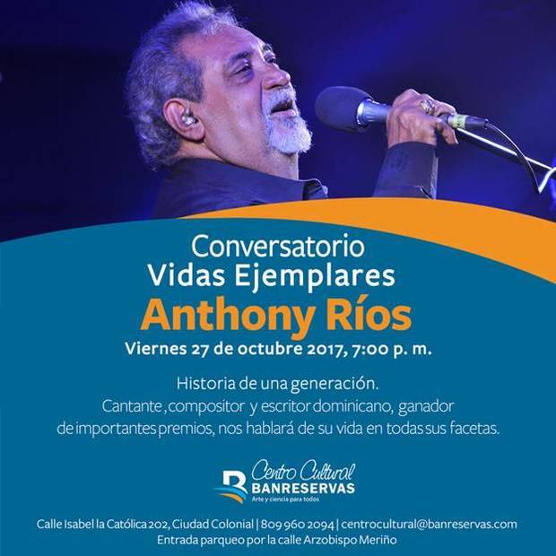 Anthony Ríos: Conversatorio de Vidas Ejemplares.