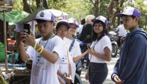 Empresa Samsung promueve una ciudad fotografiada por niños sordos