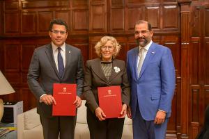Alcaldes de Madrid y Santo Domingo firman acuerdo de colaboración