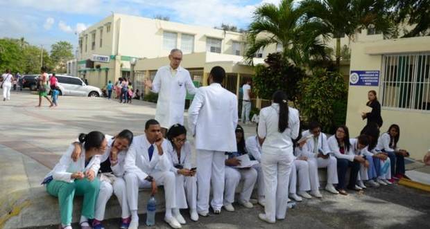 Médicos en huelga. 