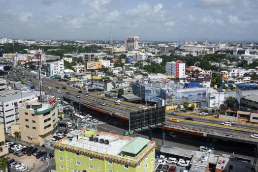 Clima soleado en el Distrito Nacional de República Dominicana. 