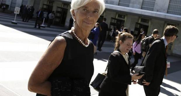 Christine Lagarde. 