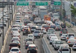 Tránsito en Santo Domingo.
