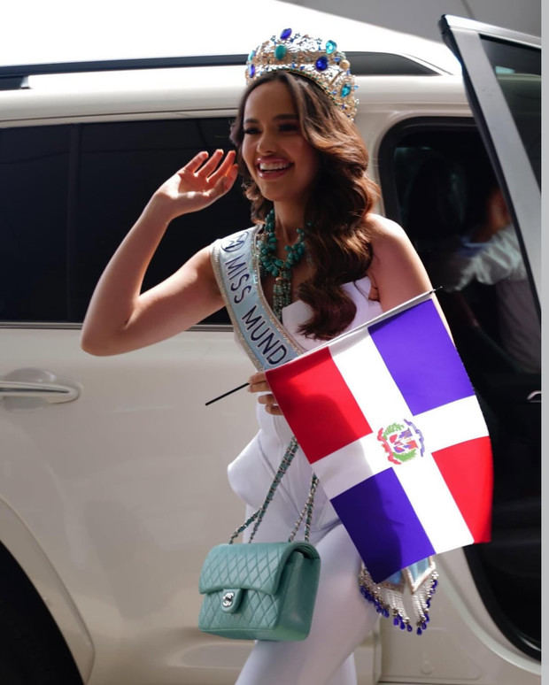 Miss Mundo Dominicana Mayra Delgado.