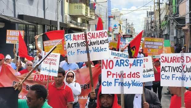 Marcha sindicalistas 1 de mayo