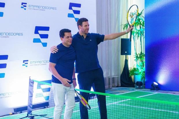 David Collado y Juan Martín Del Potro resaltan RD como destino para turismo deportivo.