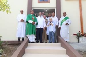 Desarrollo de la Comunidad entrega remozada capilla en Sabana Iglesia, Santiago