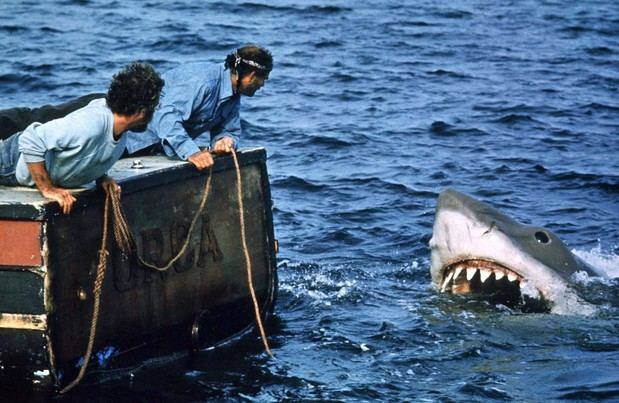 Jaws terror en el mar.