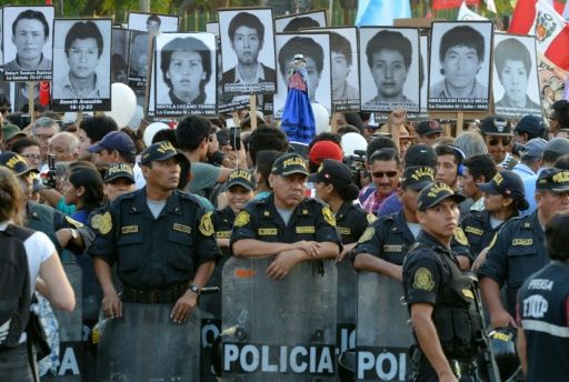 Protesta contra indulto a Fujimori 
