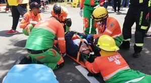 Intrant realiza Simulacro de Rescate Infantil en Accidentes de Tránsito 