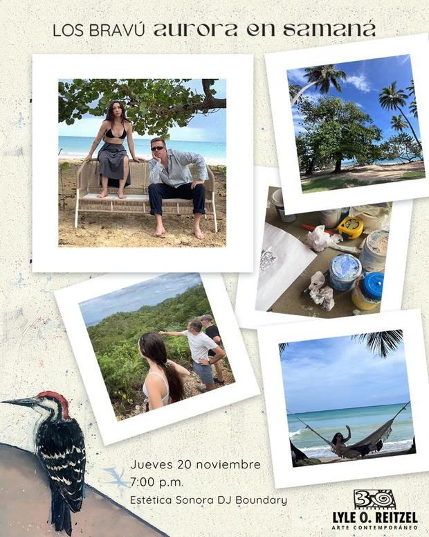 Lyle O. Reitzel celebra 30 años de arte con la exposición Aurora en Samaná del dúo español Los Bravú