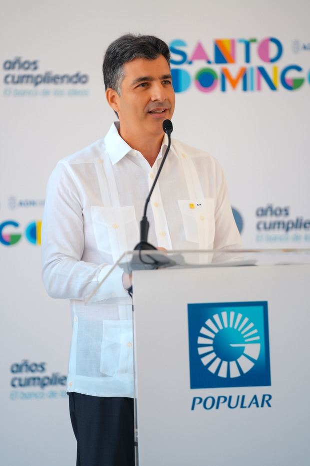 El señor Christopher Paniagua, presidente ejecutivo del Popular, explicó el compromiso de la entidad con el desarrollo y el bienestar de las comunidades.

