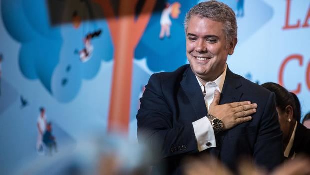 El presidente electo de Colombia, el uribista Iván Duque.