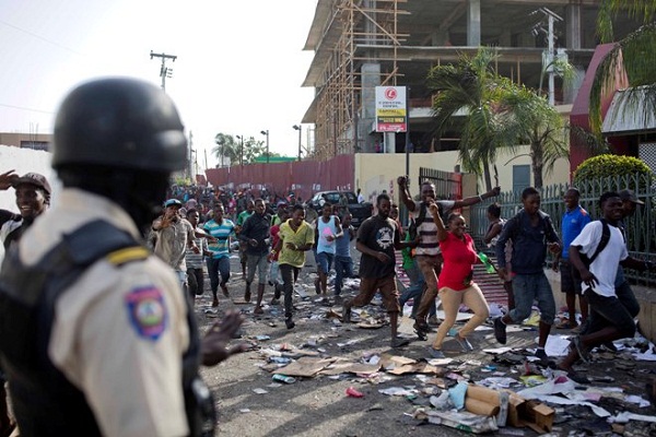 Protestas en Haití