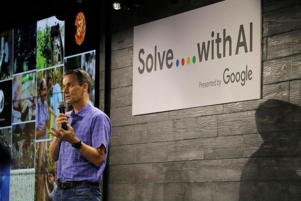 El director de Inteligencia Artificial (IA) de Google, Jeff Dean, durante su intervención en un evento destinado a la prensa en la sede de Google en Tokio.