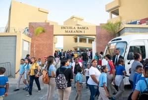 Entrega Centro Educativo Marañón I en Sabana Perdida