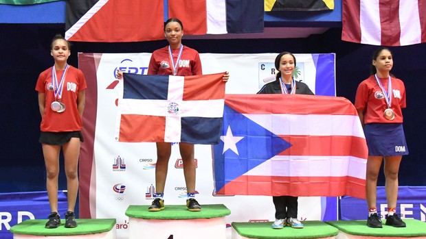 Esmerlyn Castro, la reina del tenis de mesa del Caribe.