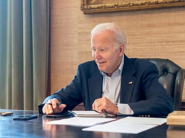 Joe Biden tras dar positivo en coronavirus.