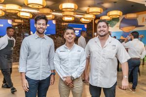 Jorge Abreu, Billy Custodio y León Rubio.