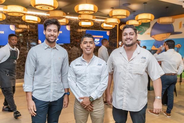 Jorge Abreu, Billy Custodio y León Rubio.