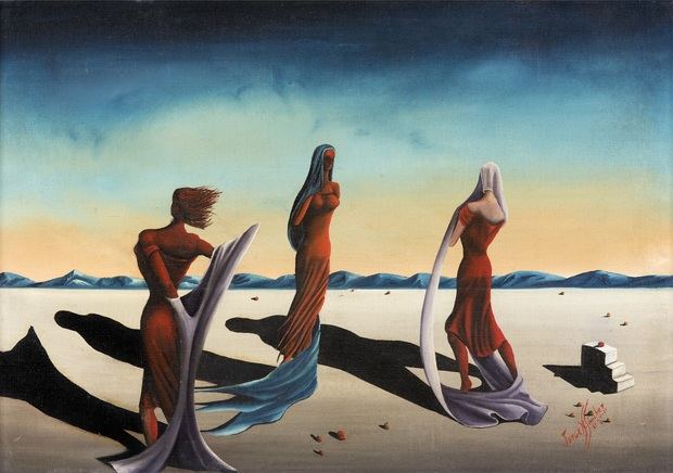 Jorge Noceda, Love is blind óleo sobre lienzo 1