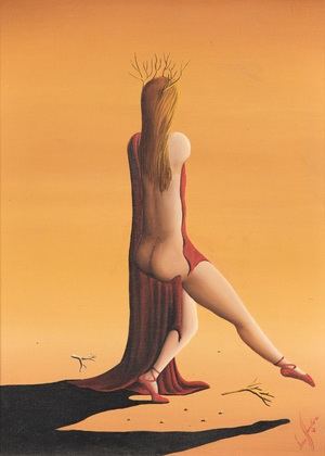 Jorge Noceda, Love is blind óleo sobre lienzo 1