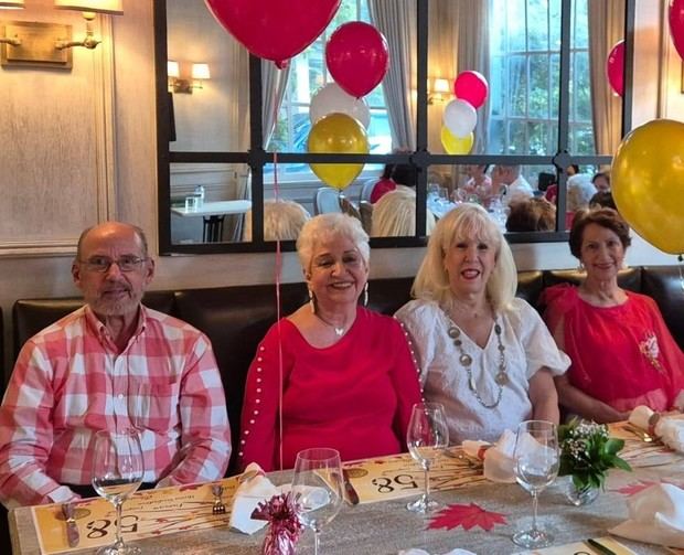 José Roques, Margarita Mendoza, Mayra Grullón y Emilia Subero.