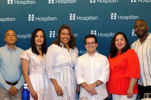 Julio Chireno, María Mota, Yokasta Aponte, Jorge Dorado, Mayloren Reyes y José Nisbett