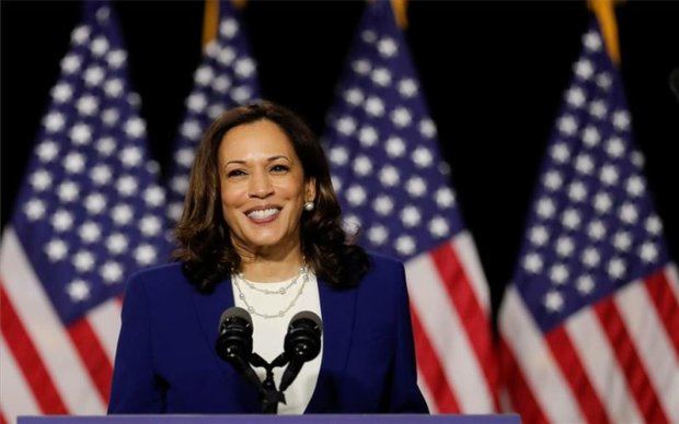 Kamala Harris,  aspirante a vicepresidenta de los Estados Unidos.