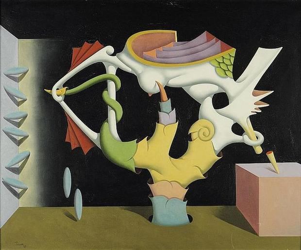 Obra 'La plume aveugle'
Ivan Tovar. 1969