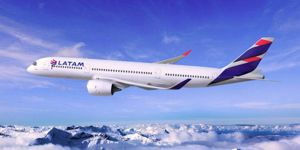 Avión Latam airlines.