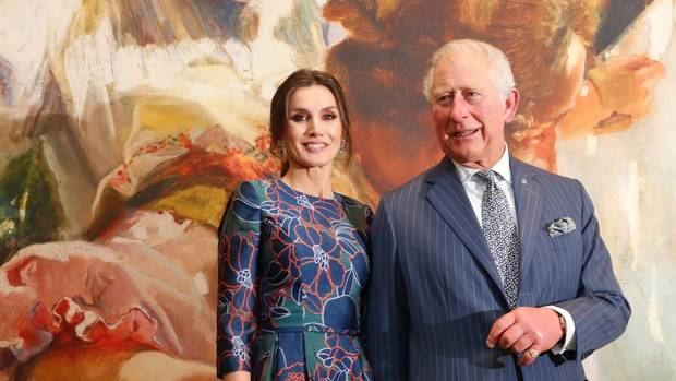 La Reina Letizia y Carlos de Inglaterra inauguran la mayor muestra de Sorolla en la National Gallery