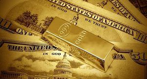 El oro sube por la caída del dólar.
