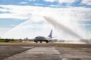 Llegada del segundo avión carguero al Punta Cana Air Cargo HUB.