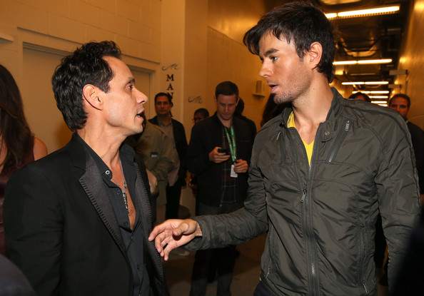 Enrique Iglesias y Marc Anthony.