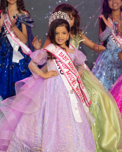 Marena Calderón de Perú, ganadora del título Baby Model World 2025 / Foto: cortesía 