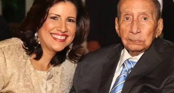 Margarita Cedeño y su padre Luis Emilio Cedeño Matos