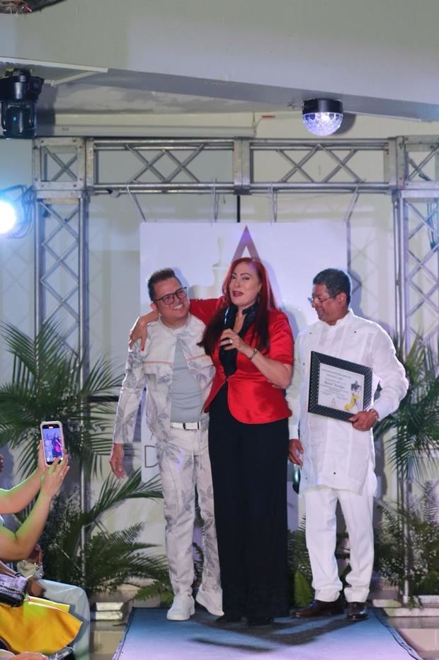 Marisol Henriquéz durante el reconocimiento.